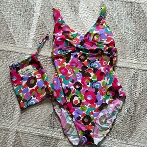 Boden one piece swimsuit with bag size US 10